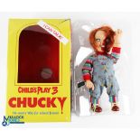 Mezco Child's Play 3 Talking Pizza Face Chucky Doll Mega - 15" figure, in original box, with some