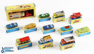 Matchbox Lesney Die-cast Toy Car Collection of Boxed Models- all in light played with condition No.