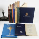 WW1-WW2 British Schools Service Records, Rolls of Honour, Book of remembrance, a collection of 10