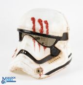 Star Wars Bloody Finn Trooper Helmet, a scarce Star Wars Helmet, with original label, loose no box