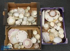 A Quantity of China Tea Services Porcelain Sets, cups, saucers, plates, with named part sets of