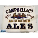4x Vintage Campbell & Co Edinburgh Ales poster printed by J N Johnson & Sons of Hatton Garden