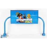 Playmobil Shop Display Light-up Sign with tubular metal supports, working order, total length