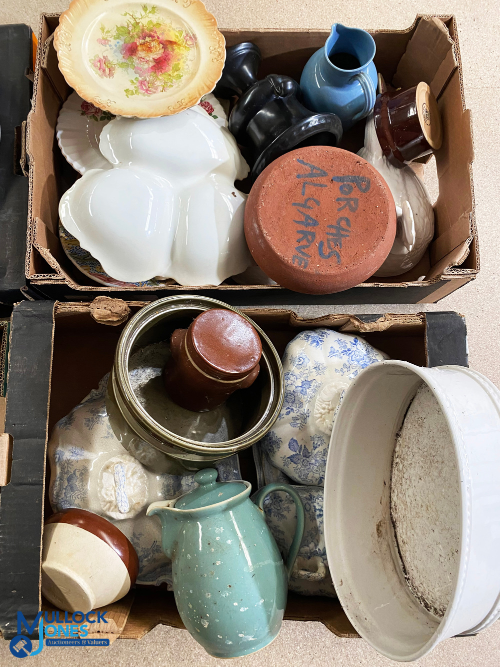 Collection of Pottery, Ceramic China, 4 boxes of mixed items to include green Denby stoneware lidded - Image 3 of 3