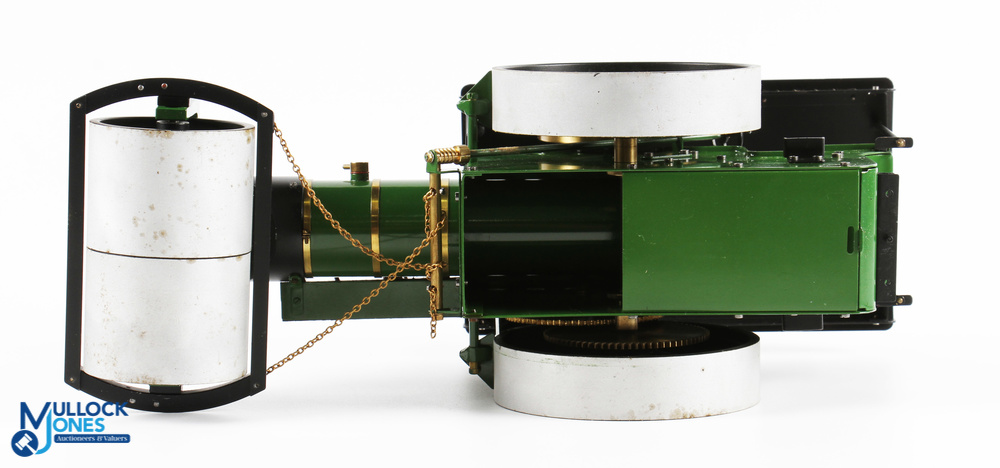 D R Mercer (DRM) Birmingham Scale Live Steam Road Roller finished in green and black with black - Image 3 of 3