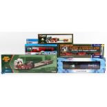 Corgi and Tekno Eddie Stobart Commercial Vehicles, to include Stobart rail, ERF KV low loader 11601,