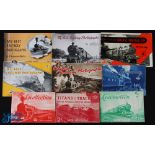 Railway Publications of 1946-49 Period (9) - group of different Publications with titles of "