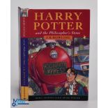 J K Rowling - Harry Potter and the Philosopher's Stone, 1997, first edition but later printing. '