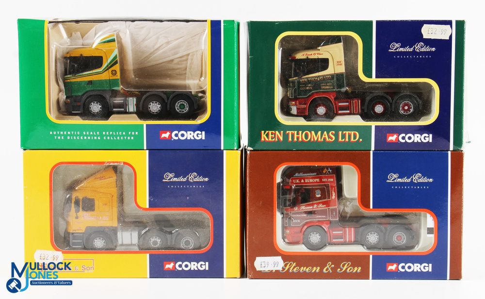 Corgi Commercials Lorry Cabs (4) - CC12214 Scania 4 series tractor unit Ken Thomas Ltd, CC12206