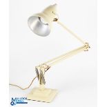 Herbert Terry Cream Anglepoise Desk lamp. In good vintage condition with original Bakelite fittings.