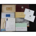 Jaguar Automobile Sales Catalogues / Brochures etc (15) featuring a large ring bound booklet '
