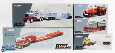 Corgi Heavy Haulage Diecasts (5) - 17601 Hills of Botley Scammell constructor 24 wheel low loader,