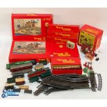 Mixed OO Gauge Model Railways and Accessories - RS21 loco and 3 coach set in box, RS24 box, Hornby