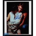 Autograph - Patrick Swayze and Demi Moore Print - signed to the front in ink, measures 20x25cm