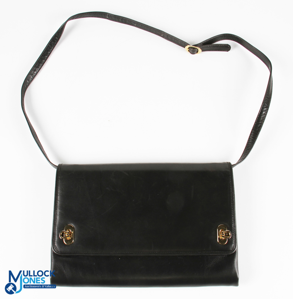 Period Salvatore Ferragamo Crossbody Shoulder Bag, with single flap and double clasps, made in