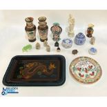 A Collection of Oriental China Ceramics and Collectables, a good selection of mixed antique and