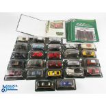 The Ultimate Car Collection By Del Prado, a collection of 17 boxed 1:43 scale cars and paperwork (