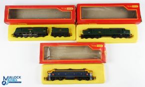 Triang Hornby OO Gauge Locomotives (3) - inc R356S Battle of Britain class 'Winston Churchill'