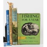 4x Bernard Venables Fishing Books, to include Fishing for A Year 1951, British Sports Past & Present