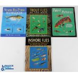 4x Fly Fishing Fly-Tying Books all by Jim Schollmeyer, to include Inshore Flies 2000 a signed