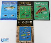 4x Fly Fishing Fly-Tying Books all by Jim Schollmeyer, to include Inshore Flies 2000 a signed