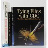 Fly-Tying books to include: Tying Flies with CDC Leon Links 2002, Fly Tyers Masterclass Oliver