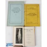 Hutton, J Arthur - Rod Fishing for Salmon on the Wye 1920 1st ed together with booklets of