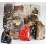 Another huge collection of natural fur, made up of - standard packs and bulk packs - shadow fox