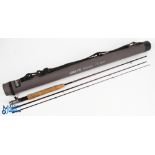 Greys Alnwick "Missionary" carbon brook fly rod 7ft 3" 3pc, line 3/4#, alloy uplocking reel set with