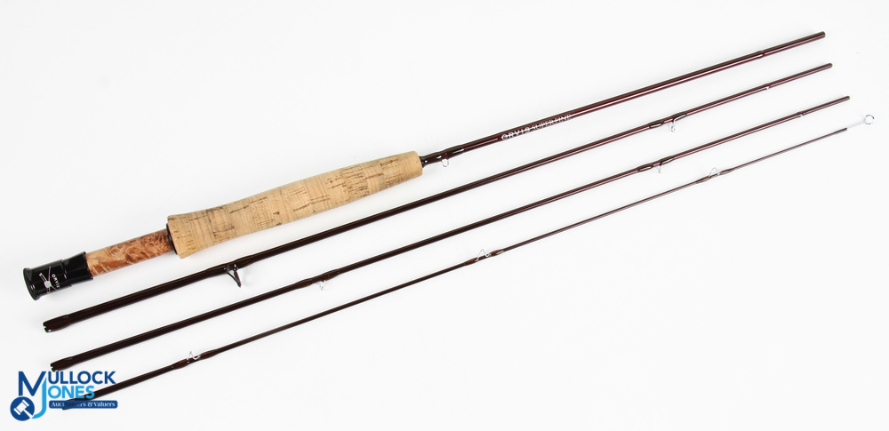 Orvis USA Superfine Full Flex brook carbon fly rod, WT 2 1/8oz, alloy uplocking reel seat with - Image 2 of 3