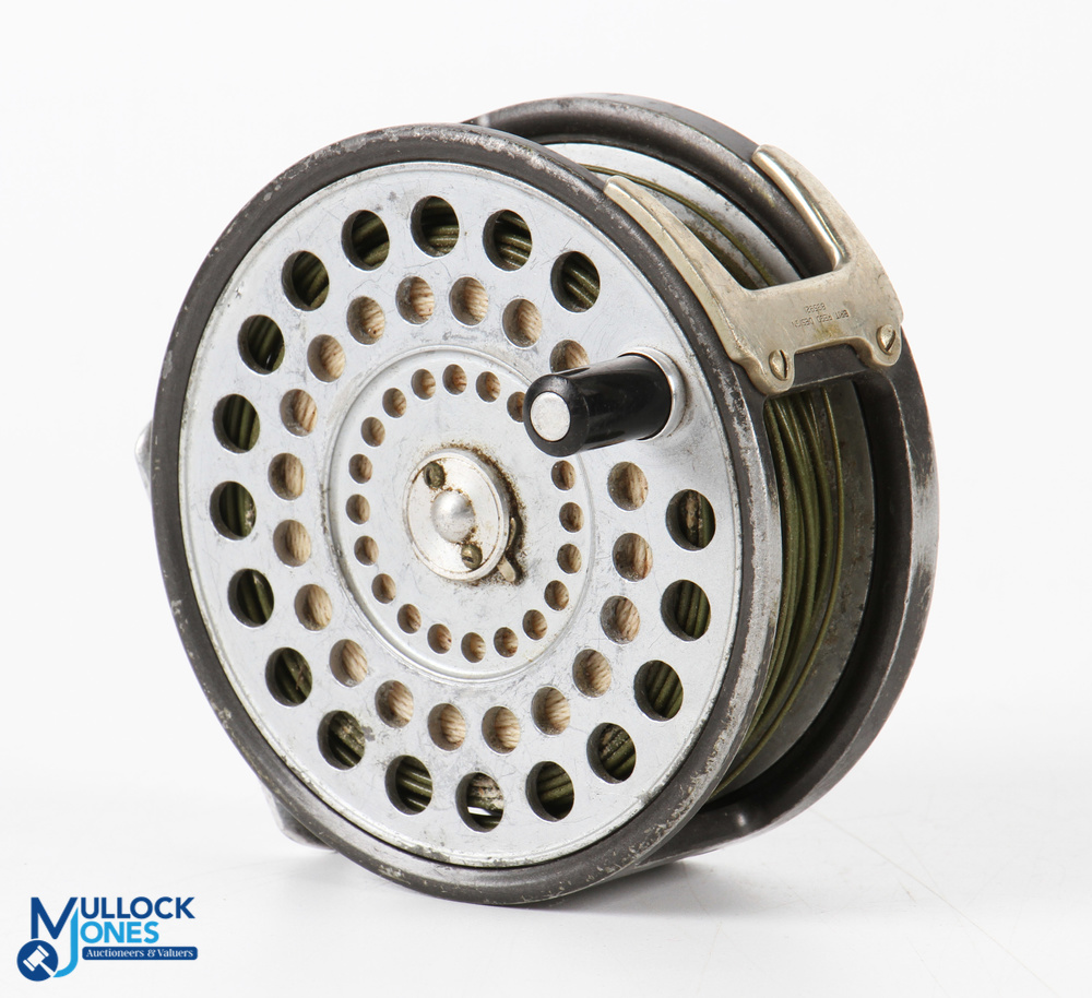 Hardy Bros "The St Andrew" alloy salmon fly reel with spare spool, 4" spool with 2 screw latch, - Image 2 of 3