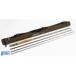 Greys Alnwick "Streamflex" carbon nymphing fly rod 10ft 4pc, line 4#, double alloy uplocking reel