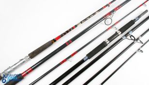 Rebel Beach Composite Construction beach casting rod 12ft 4pc, Action 4-6oz, composite hand grips