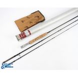 Orvis USA single hand salmon graphite fly rod 10' 3pc, line 9#, alloy double uplocking reel seat,