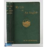 1880 My Life as an Angler W Henderson, new edition 12 woodcuts by Edmund Evans green boards F-G