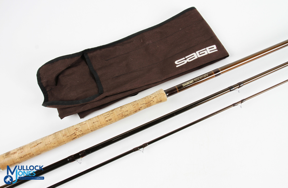 Sage USA Graphite III GFL 10150-3, 8 7/8oz salmon fly rod, 15ft 3pc, line 10#, 24" handle with alloy