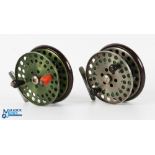 DAM Ever Ready alloy/Bakelite centre pin reel, 4.5" caged wide spool with twin tapered handles and