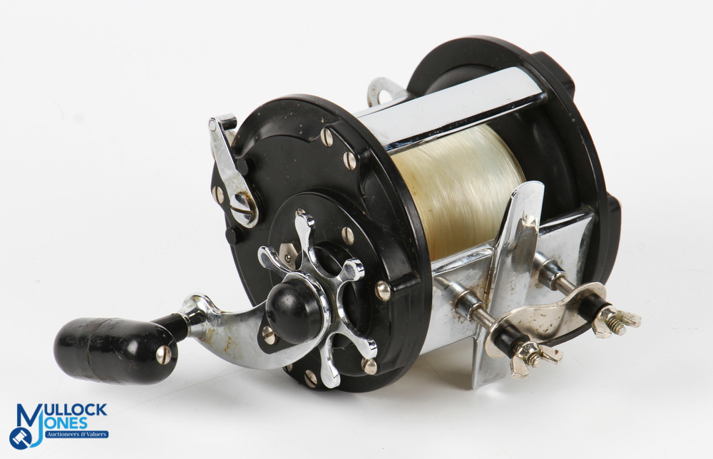 Grice & Young Tatler Supreme Model 4 Boxed Multiplier Reel in black with paperwork and tool, shows - Bild 3 aus 3