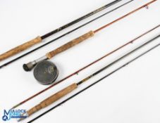 Bruce & Walker Scotland carbon compound taper salmon and sea trout fly rod - 10ft 2pc line 4/8#,