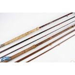Hardy Alnwick Deluxe Classic Spey salmon fly rod - 15ft 3pc line 10#, alloy down locking reel set