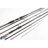 Shakespeare Agility 2 match carbon rod 15' 3pc (tip section broken), 22" cork/composite handle, down