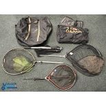 Bag of Fishing Landing Nets, to include Middy super soft with a short arrow point pole, a Greys with