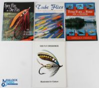 4 Fly Fishing Fly-Tying Books, to include 500 Fly Dressings Veniard 1994, Tying Flies with Foam, Fur