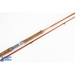 Hardy Alnwick "The No 2" LRH spinning palakona rod - 9ft 6" 2pc, 28in handle with alloy down locking