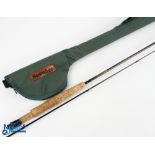 Airflo Classic Hi-Modulus carbon trout fly rod 9ft 2pc line 6/7#, alloy uplocking reel set, lined