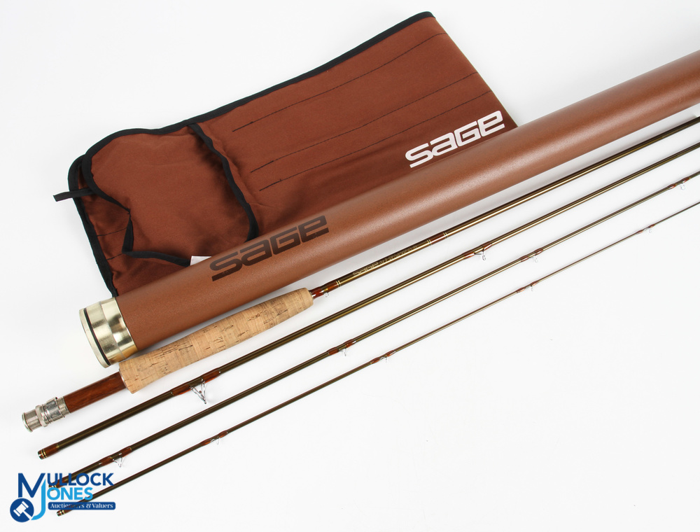 Sage SLT 590-4 No Y37988 IIIe, carbon fly rod, WT 3.25oz, 9ft 4pc line 5#, alloy uplocking reel seat