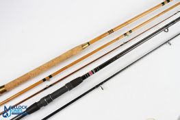 Daiwa Pro Carbon Carp 11ft 2pc composite grips with up locking reel seat, lined rings throughout,