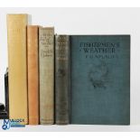 4x Period Fishing Books - At the Tail of The Weir Patrick R Chalmers 1932 1st, About Fishing