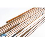 Hardy Alnwick "The Halford" 1905 split cane fly rod 9ft 6" 3pc plus spare tip (2"short), both tips