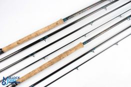 Daiwa Graphite CF98-16 carbon salmon rod, 18ft 4pc line 10/12#, 26" handle with down locking reel
